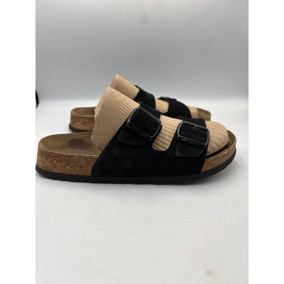 BIRKENSTOCK BETULA BLACK SANDALS DOUBLE STRAP WOMEN Sz 10 - Picture 5 of 9